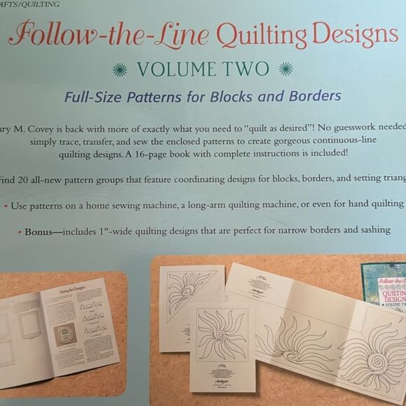 Follow The Line Quilting Designs Volume Two, Full-Size Patterns - Picture 4 of 9